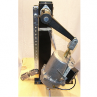 Single with Positioner floor mount 18in lever arm